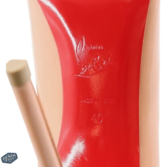 Christian Louboutin Blush Kate
100 mm Pumps Patent Calf Leather Heels | NEW!!! - Picture 11 of 16